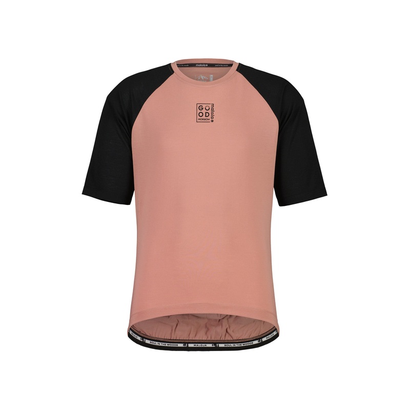Maloja BOWRONM. Men’s Gravel Jersey MAUVE SMALL