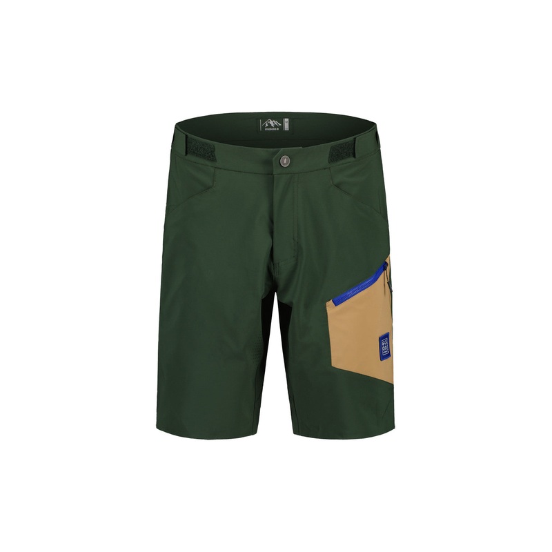 Maloja FUORNM. Men’s MTB Shorts DEEP FOREST MULTI SMALL