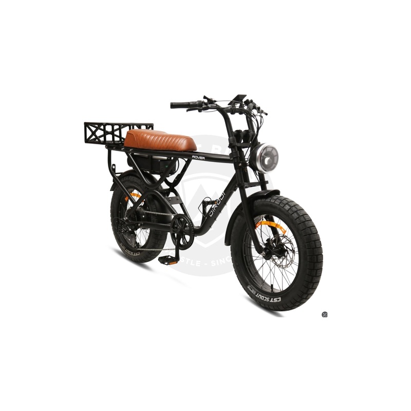 DIRODI Rover Electric Bike (750W-48V) Gen 4 MATTE BLACK STEP THROUGH HYDRAULIC BRAKES