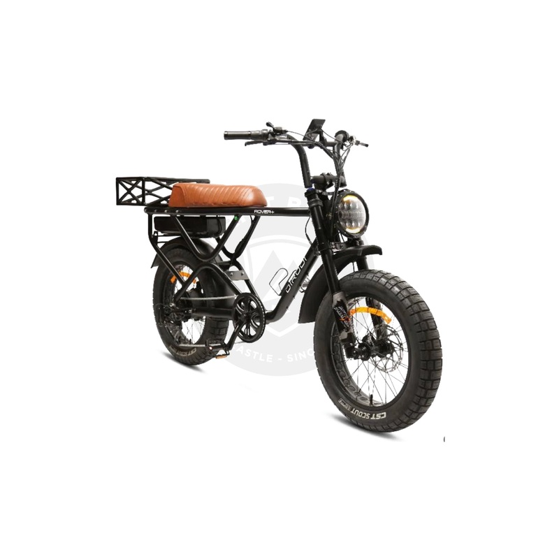 DIRODI Rover Plus Retro Electric Bike (1000W-52V 20AH) Gen 5 BLACK STEP THROUGH