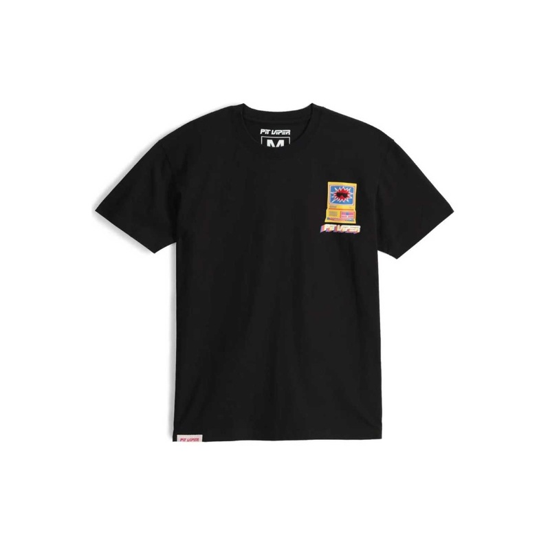 Pit Viper Dark Web T-Shirt BLACK MEDIUM