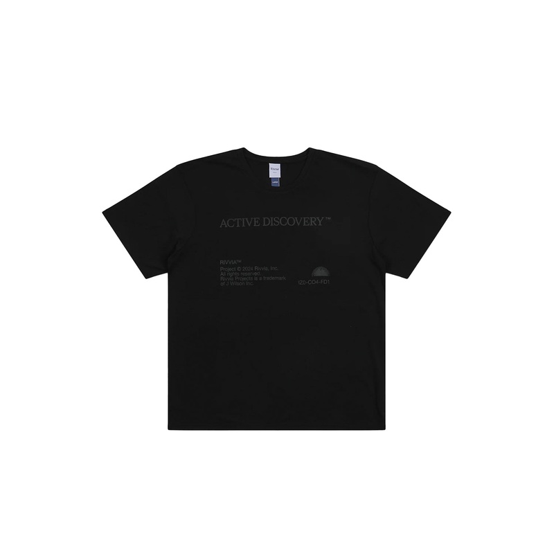 Rivvia Projects Discovery Sports T-Shirt BLACK X-SMALL