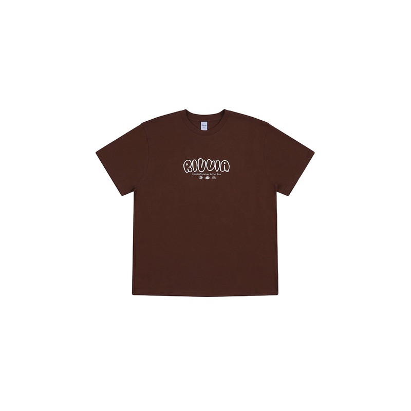 Rivvia Projects Ripple Graffiti T-Shirt BROWN SMALL