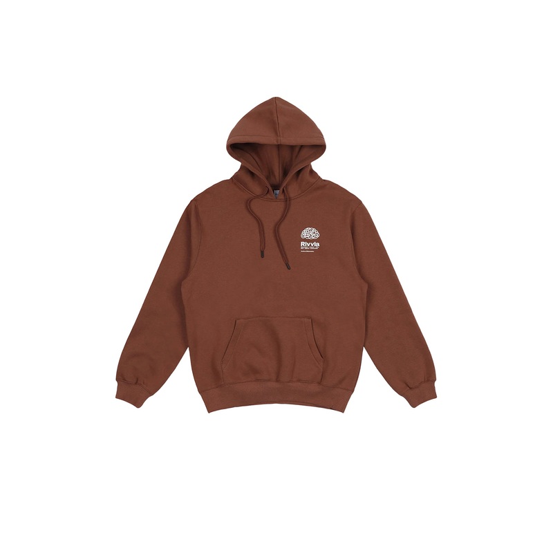 Rivvia Projects Scatter Brain Hood BROWN SMALL