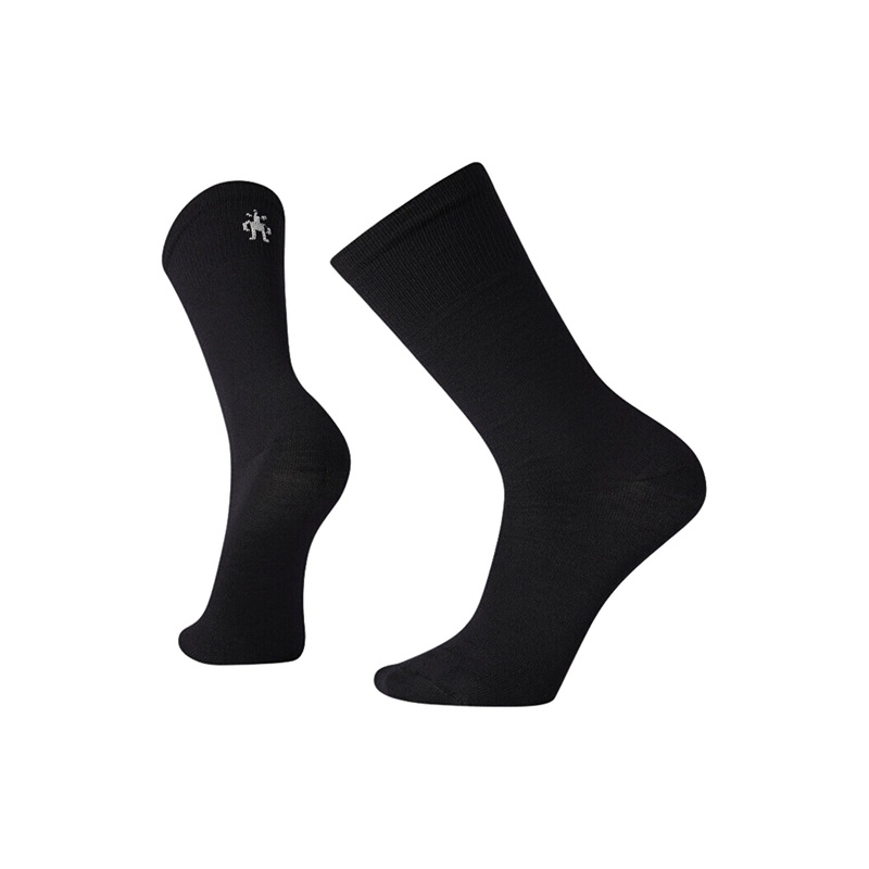 Smartwool Hike Classic Zero Cushion Liner Crew Socks BLACK SMALL