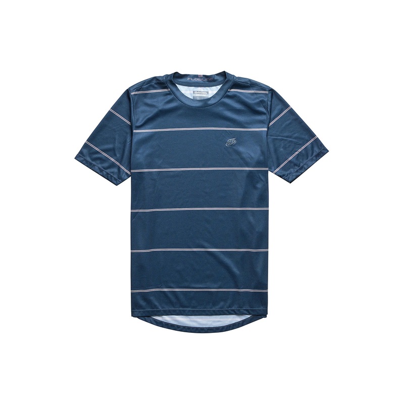 Troy Lee Designs 2024 Flowline Short Sleeve Revert Jersey MIDNIGHT SMALL