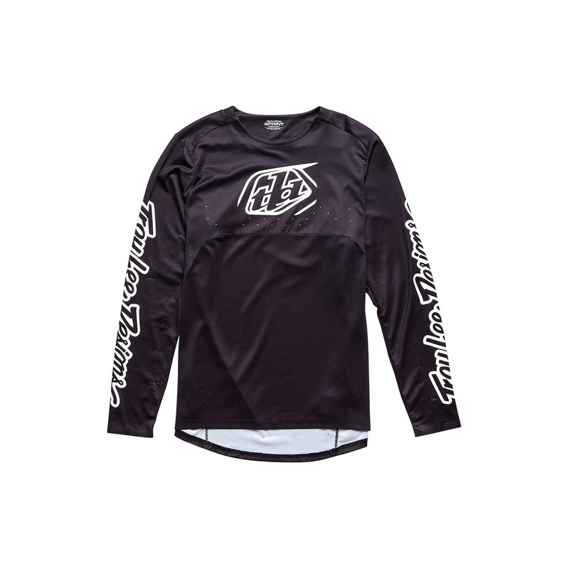 Troy Lee Designs 2025 Sprint Youth Icon Jersey BLACK Y-XSMALL