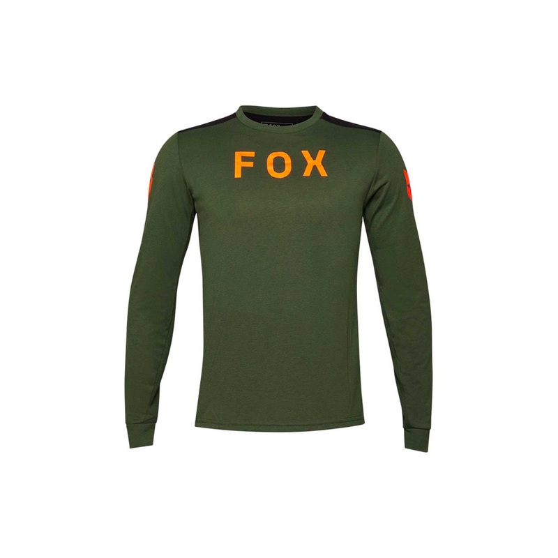 FOX RACING 2025 Ranger Dri-Release Long Sleeve AVIATION Jersey DARK SAGE 2X-LARGE