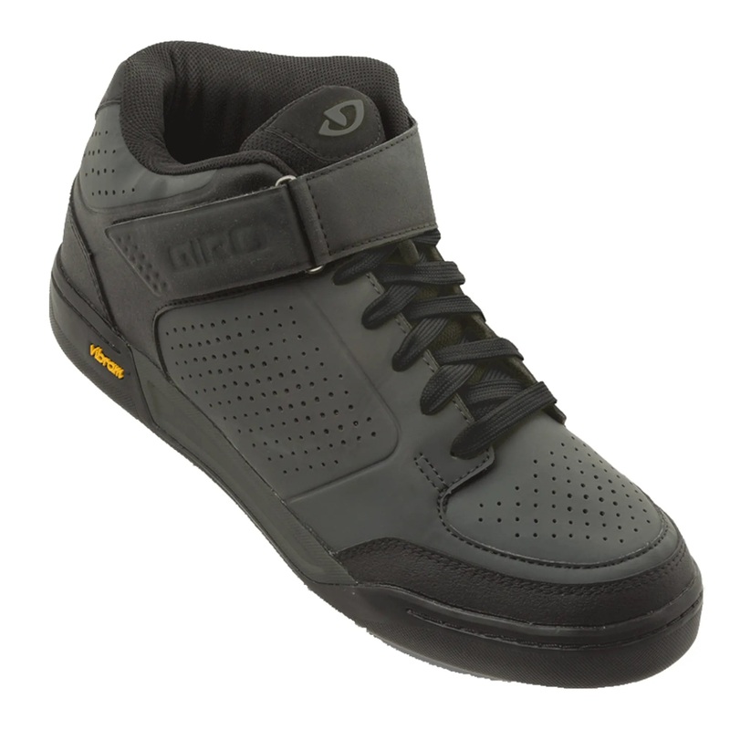 GIRO, MENS RIDDANCE-MID SHOE BLACK / DARK SHADOW 45