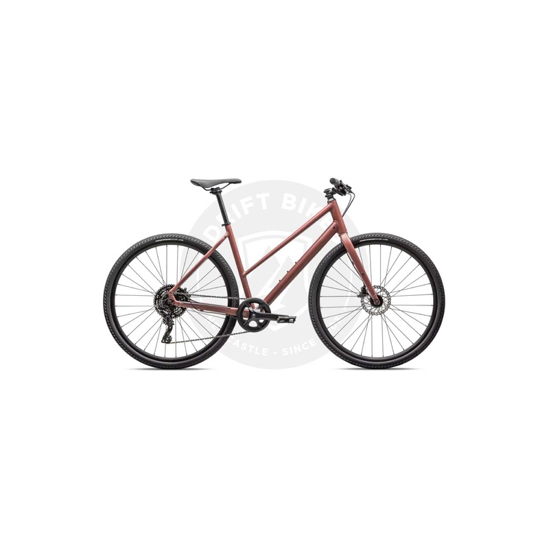 SPECIALIZED 2025 SIRRUS X 2.0 Step-Thru Bike SATIN SPICE/DEEP ORANGE REFLECTIVE X-SMALL