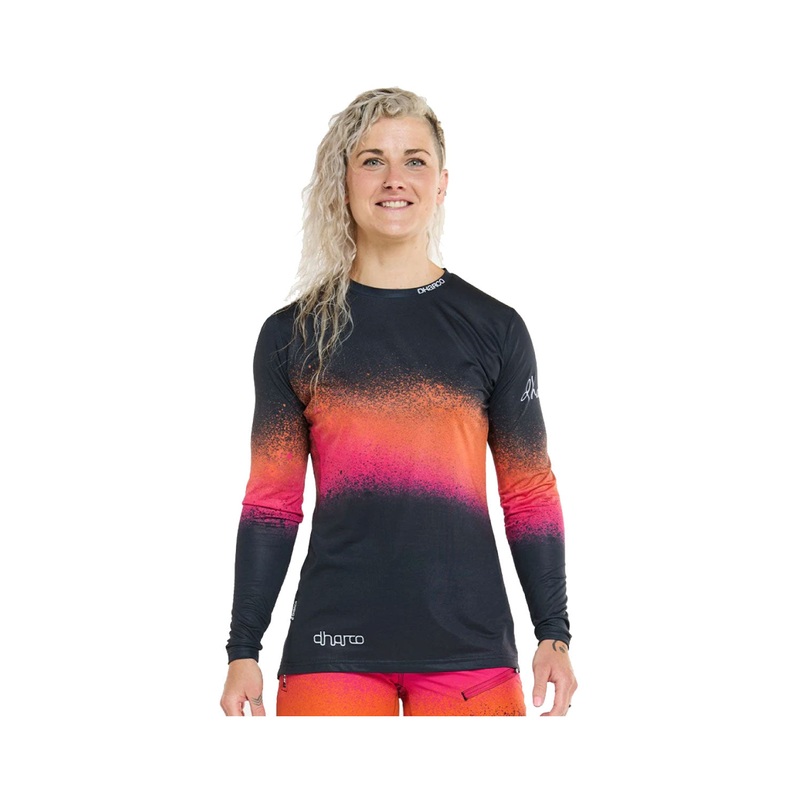 DHARCO 2025 Womens Race Jersey BLACK SNAKE X-SMALL