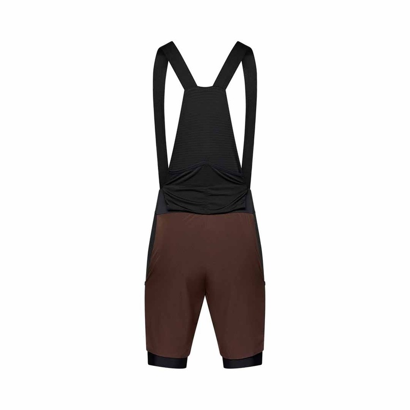FOX RACING 2025 Flexair Ascent Cargo Bib Shorts COCOA MEDIUM