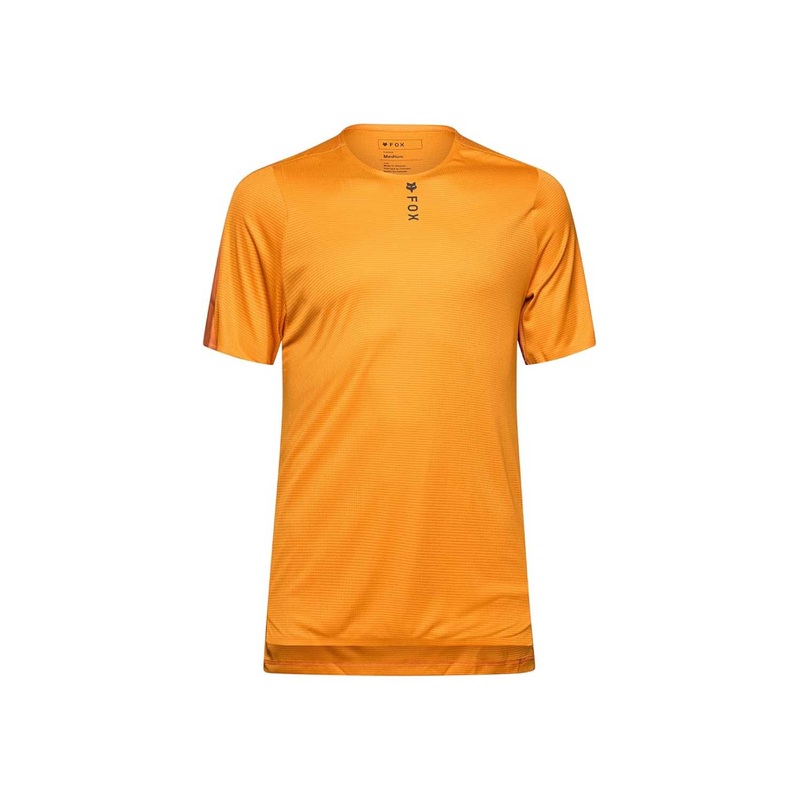 FOX RACING 2025 Flexair Pro Short Sleeve MTB Jersey CARAMEL SMALL