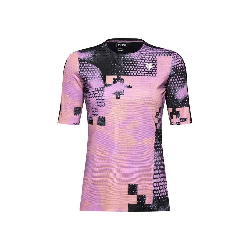 FOX RACING 2025 Womens Flexair Ascent Short Sleeve Pulse Jersey DUSTY ROSE X-SMALL