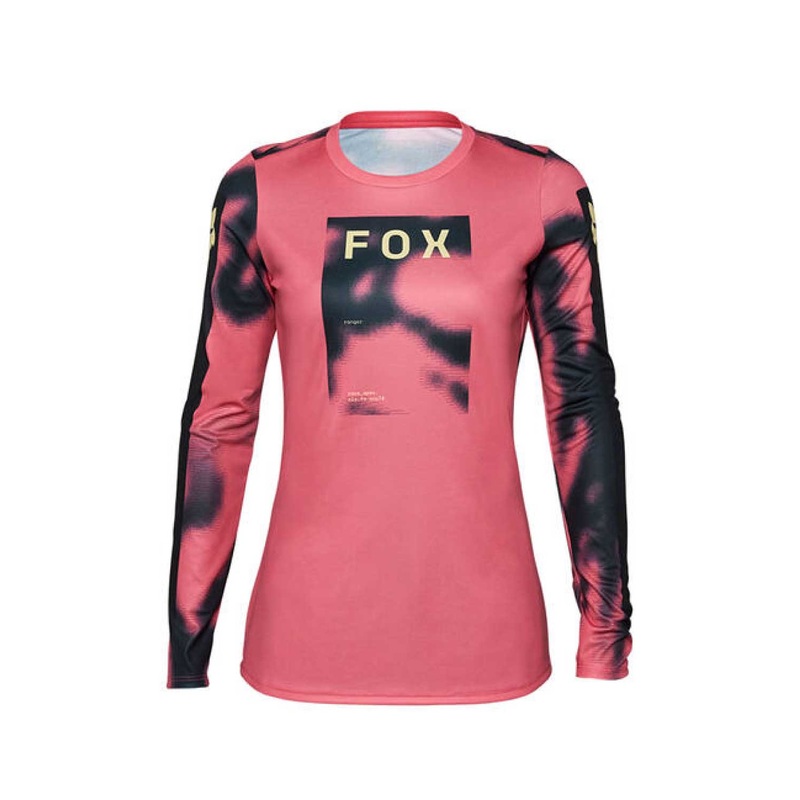 FOX RACING 2025 Womens Ranger Long Sleeve Taunt Jersey Guava GUAVA LARGE