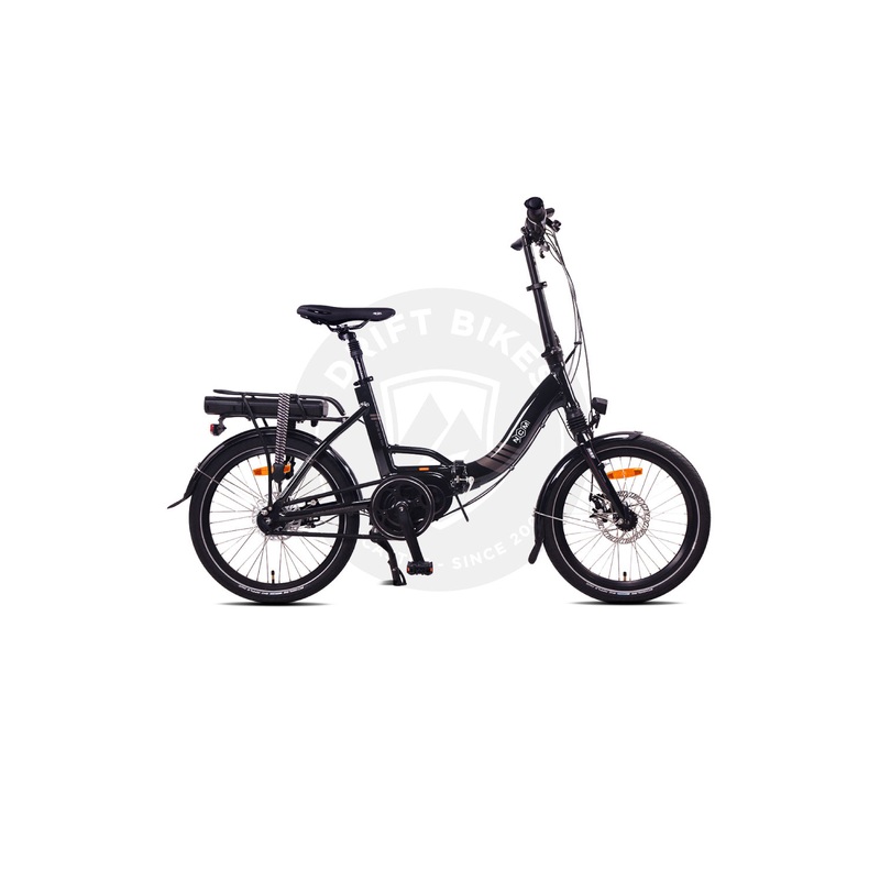 NCM Paris Max N8R Folding E-Bike, Powerful Electric Bike 250W-500W – 36V 14Ah 540Wh Battery – Black
