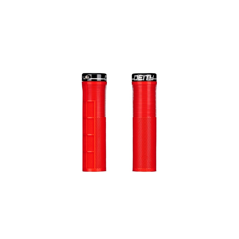 Deity Knucleduster Lock On Bike Grips BLACK