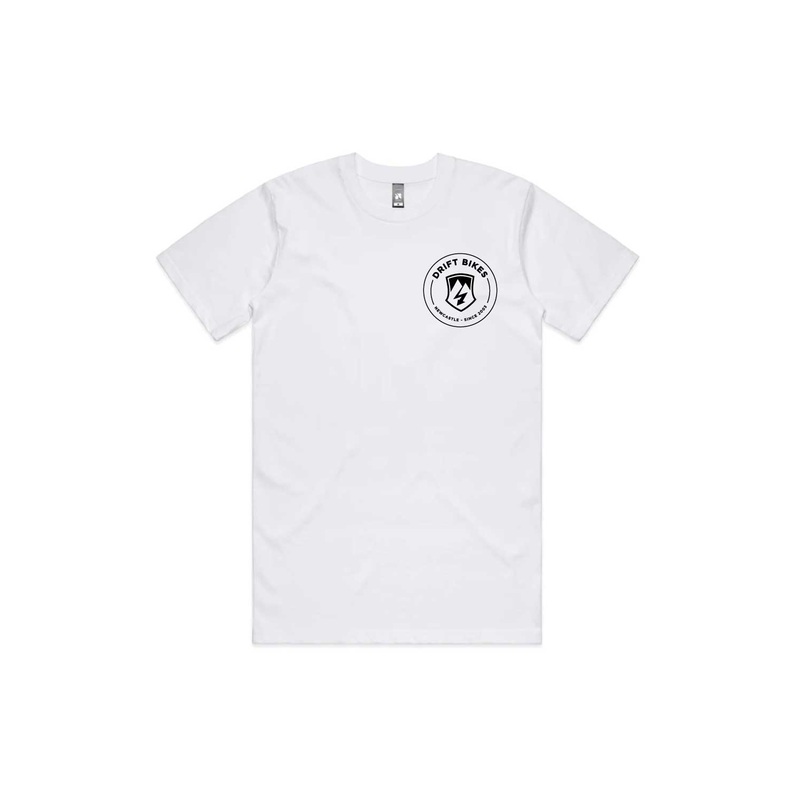 Drift Bikes KIDS Corpo Short Sleeve T-Shirt White SIZE 4