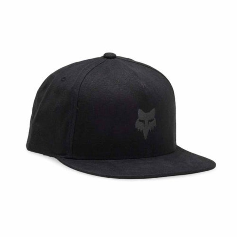 FOX RACING 2025 Fox Head Snapback Hat BLACK/CHARCOAL