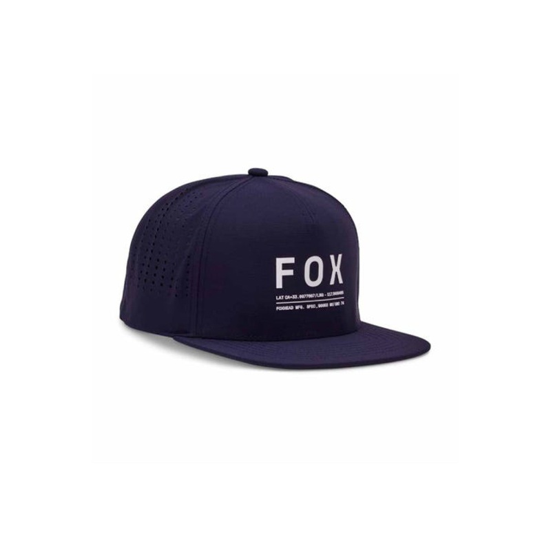 FOX RACING 2025 Non Stop Tech Snapback Hat MIDNIGHT