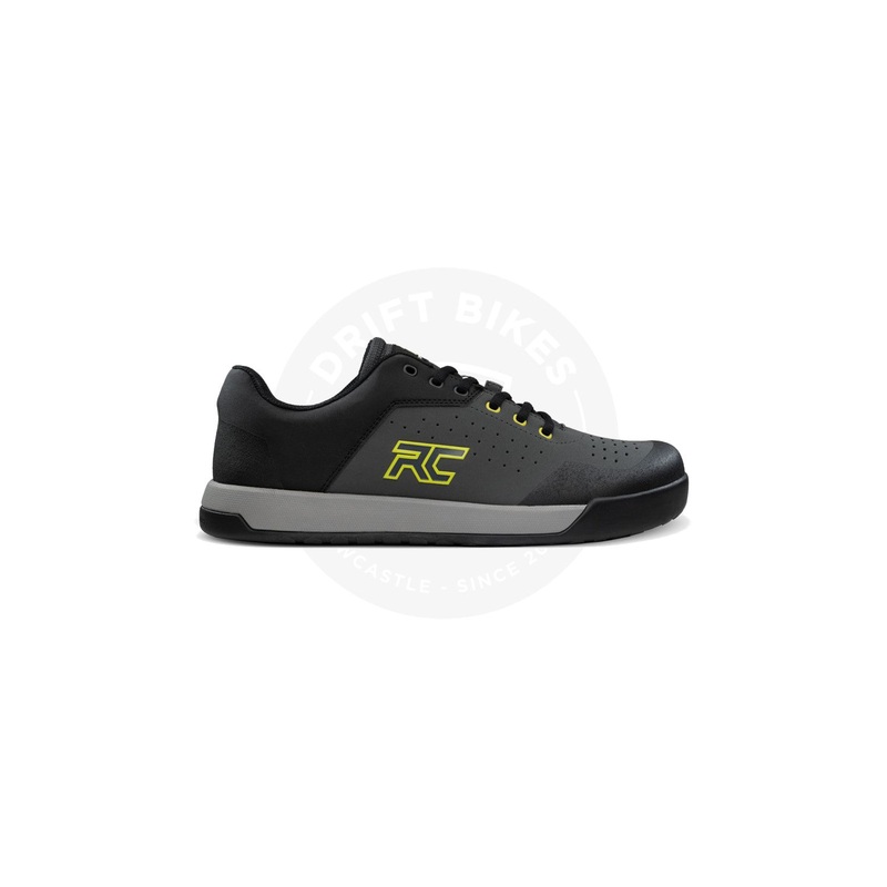 Ride Concepts Hellion Flat Bike Shoe CHARCOAL / LIME US7 / EU40
