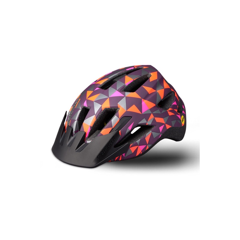 Specialized Shuffle Child LED MIPS Mountain Bike Helmet (4-7 Years Old) CAST BERRY GEO