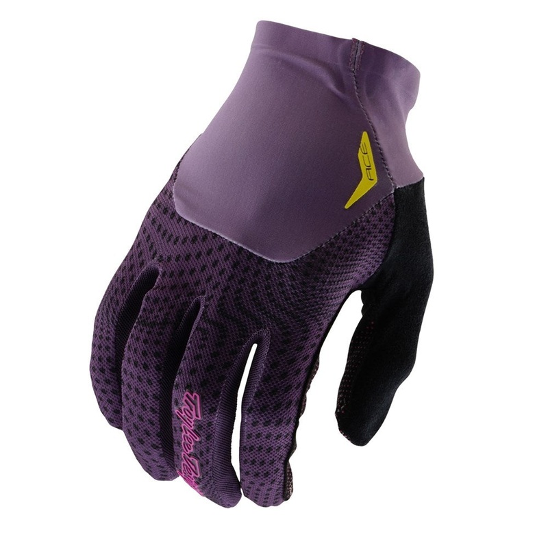 TROY LEE DESIGNS 2025 ACE MTB GLOVES RADIOSCAPE DEEP PURPLE SMALL