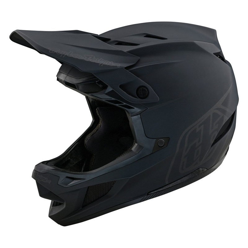 TROY LEE DESIGNS 2025 D4 COMPOSITE MIPS MTB HELMET STEALTH BLACK XSM/SML