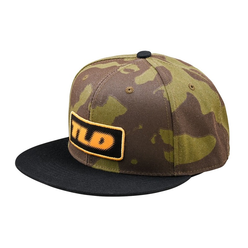 TROY LEE DESIGNS 2025 FADE OUT HAT OLIVE CAMO OSFA