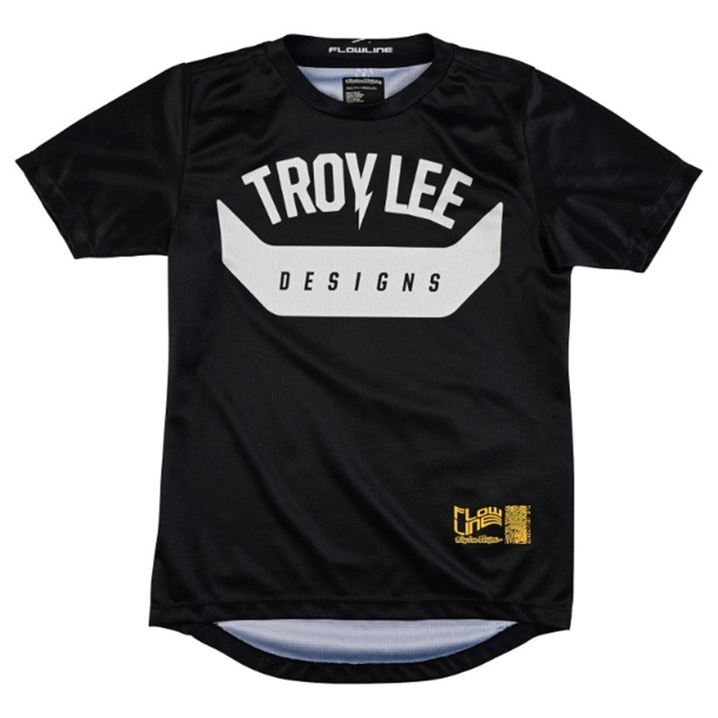 TROY LEE DESIGNS 2025 FLOWLINE S/S YOUTH AIRCORE BLACK Y-XSMALL
