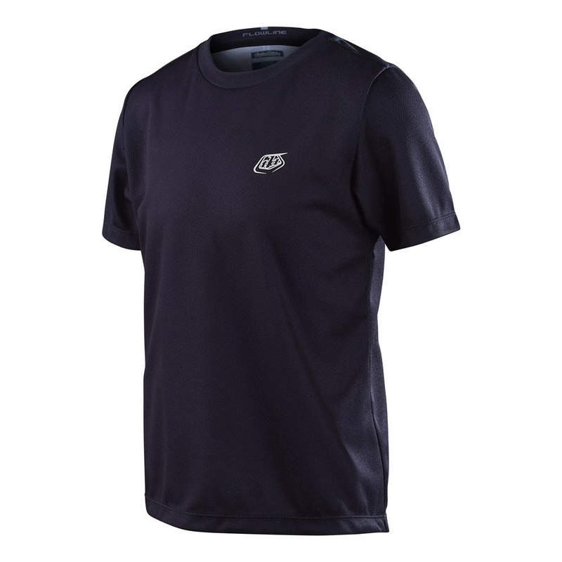 TROY LEE DESIGNS 2025 FLOWLINE S/S YOUTH MTB JERSEY BLACK Y-XSMALL