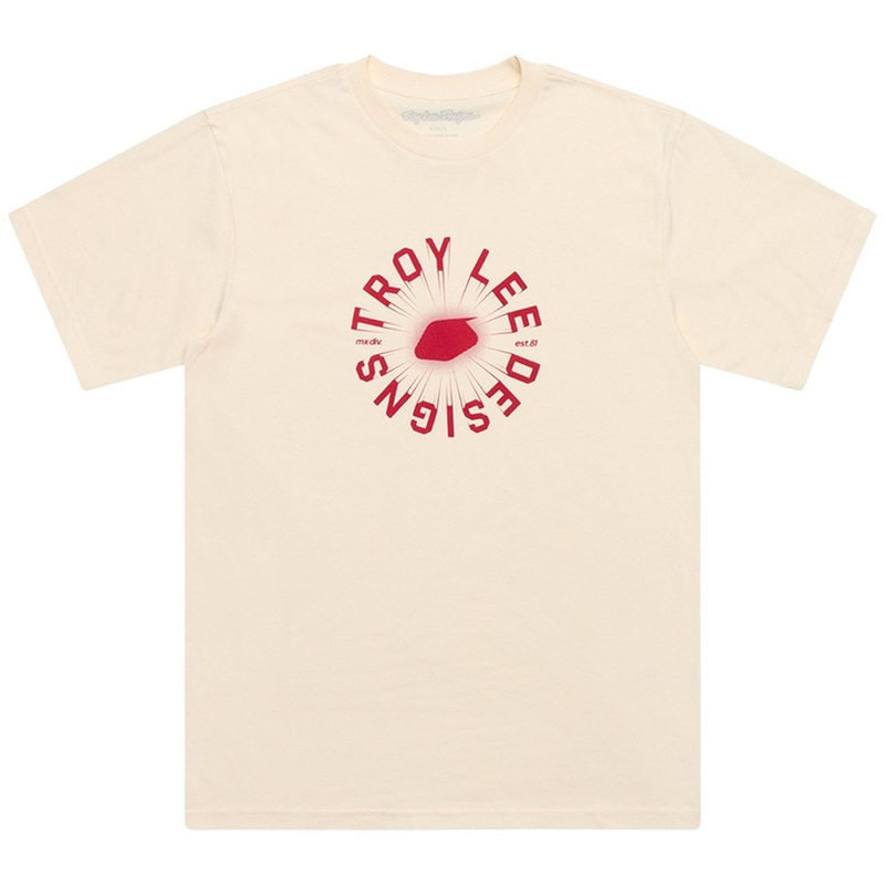 TROY LEE DESIGNS 2025 ROTATION S/S TEE VINTAGE WHITE MEDIUM