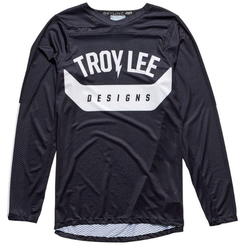 TROY LEE DESIGNS 2025 SKYLINE AIR L/S JERSEY AIRCORE BLACK SMALL