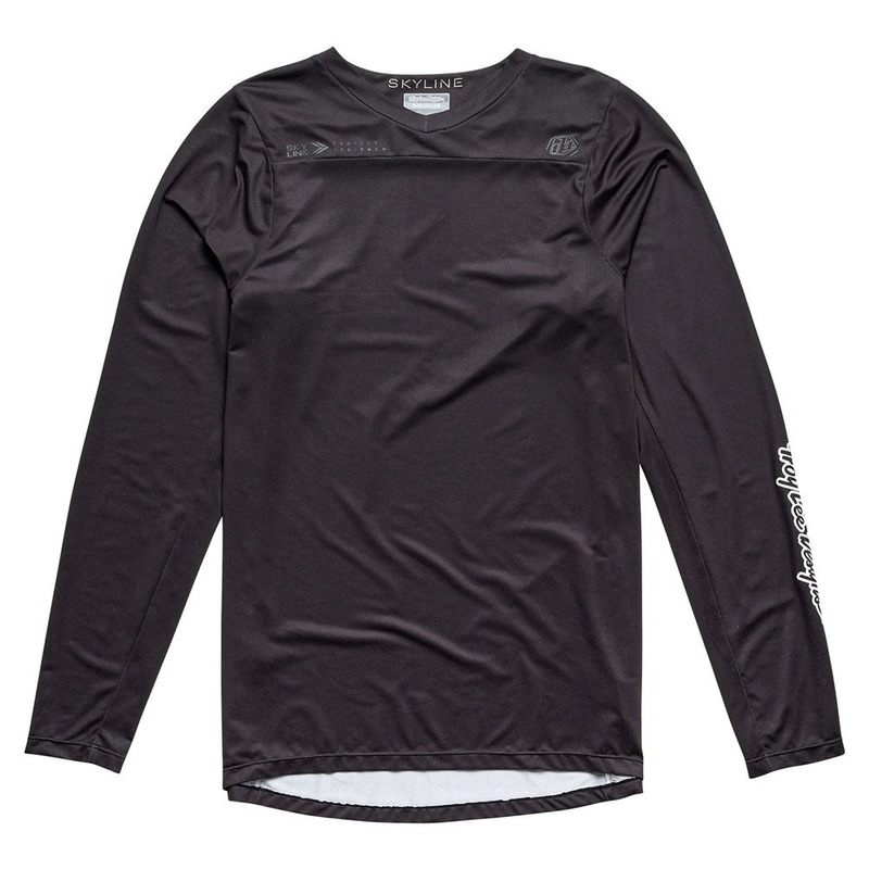 TROY LEE DESIGNS 2025 SKYLINE L/S JERSEY MONO BLACK SMALL