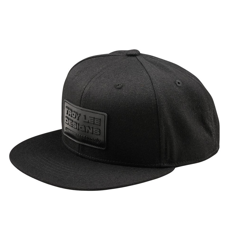 Troy Lee Designs Factory Hat BLACK OSFA