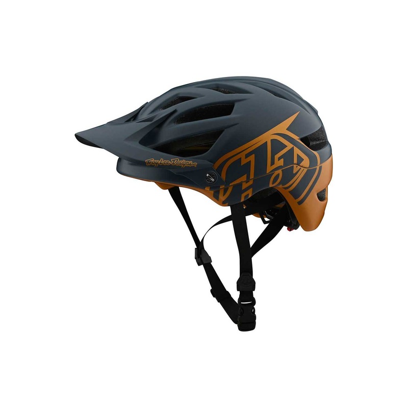 Troy Lee Designs 2020 A1 AS MIPS Classic Mountain Bike Helmet BLACK/RED X-SMALL