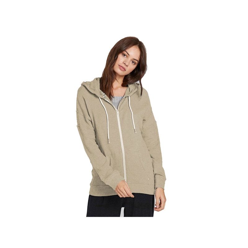 VOLCOM LIL (Lived In Lounge) Women’s Zip Fleece Jumper LGR 10