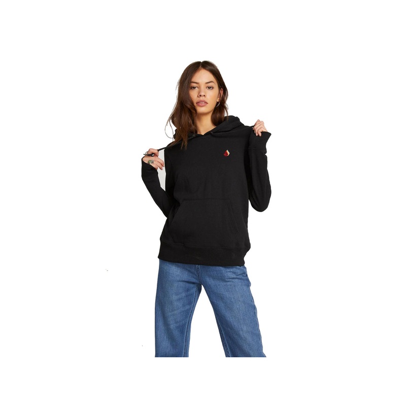 VOLCOM Women’s Stone Hoodie Jumper BLK 8
