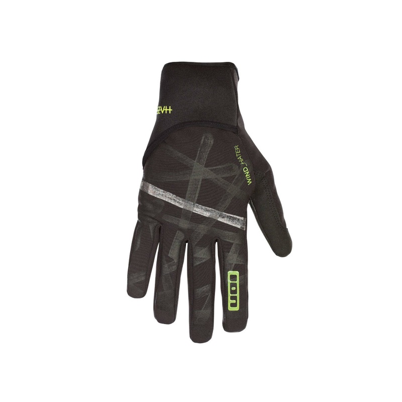 ION Haze AMP MTB Gloves w/ Rain Cover BLACK XX-SMALL