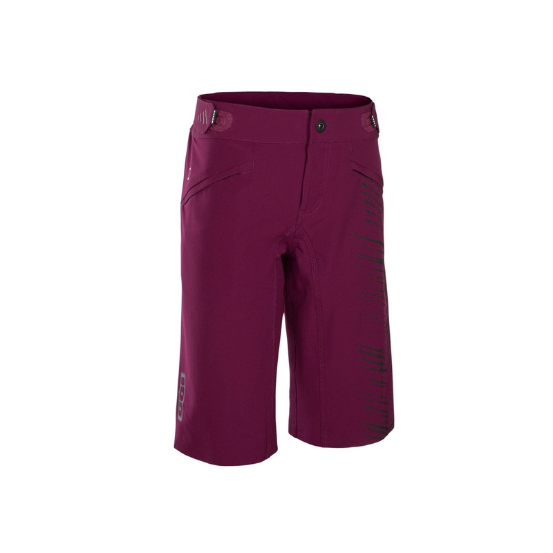ION Womens Scrub AMP MTB Shorts PINK ISOVER LARGE