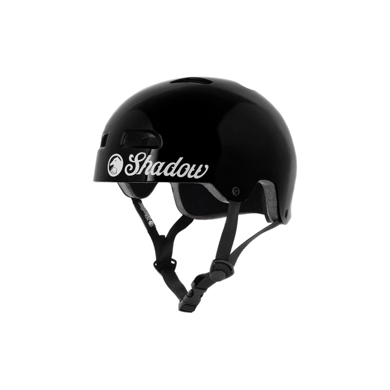 Shadow Classic BMX Bike Helmet GLOSS BLACK X-SMALL