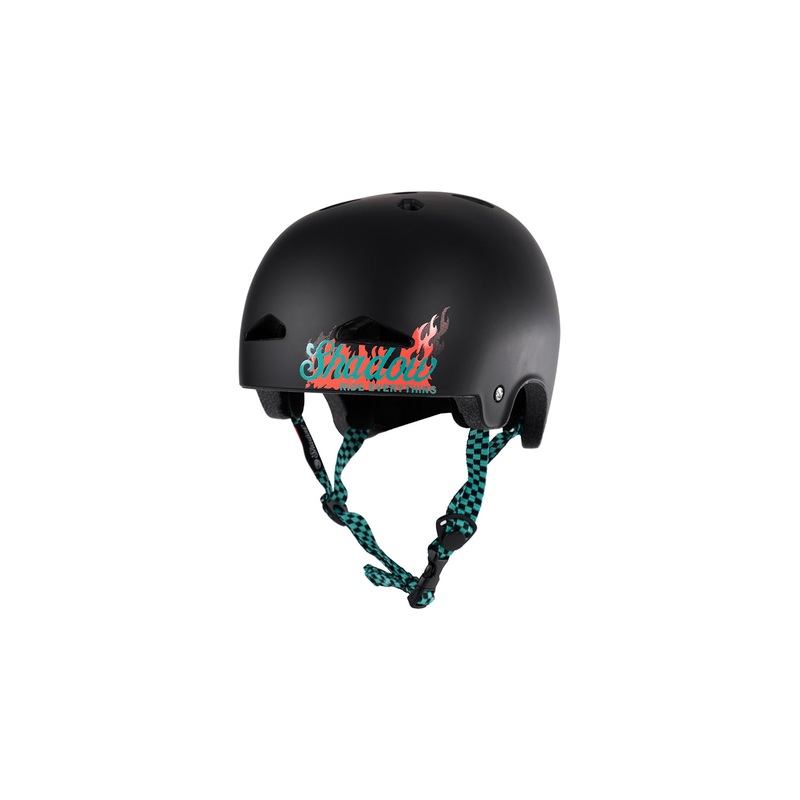 Shadow Featherweight BMX Bike Helmet BIG BOY MATTE BLACK SMALL/MEDIUM