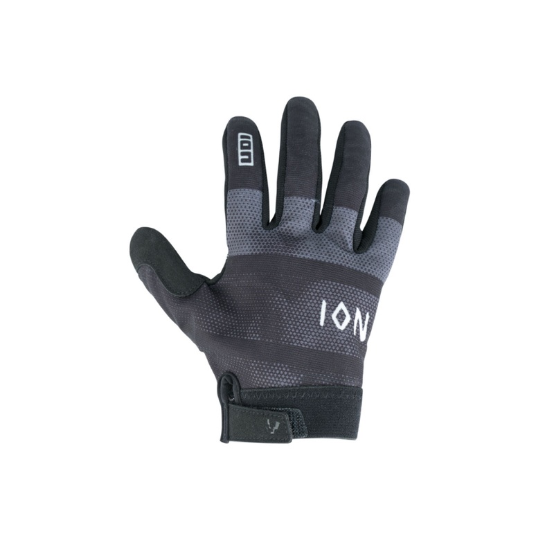 ION 2021 YOUTH Scrub MTB Gloves BLACK LARGE