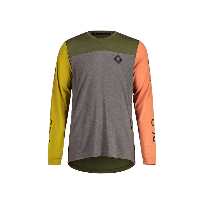 Maloja Men’s SCHLEHDORNM Long Sleeve Jersey STONE LARGE