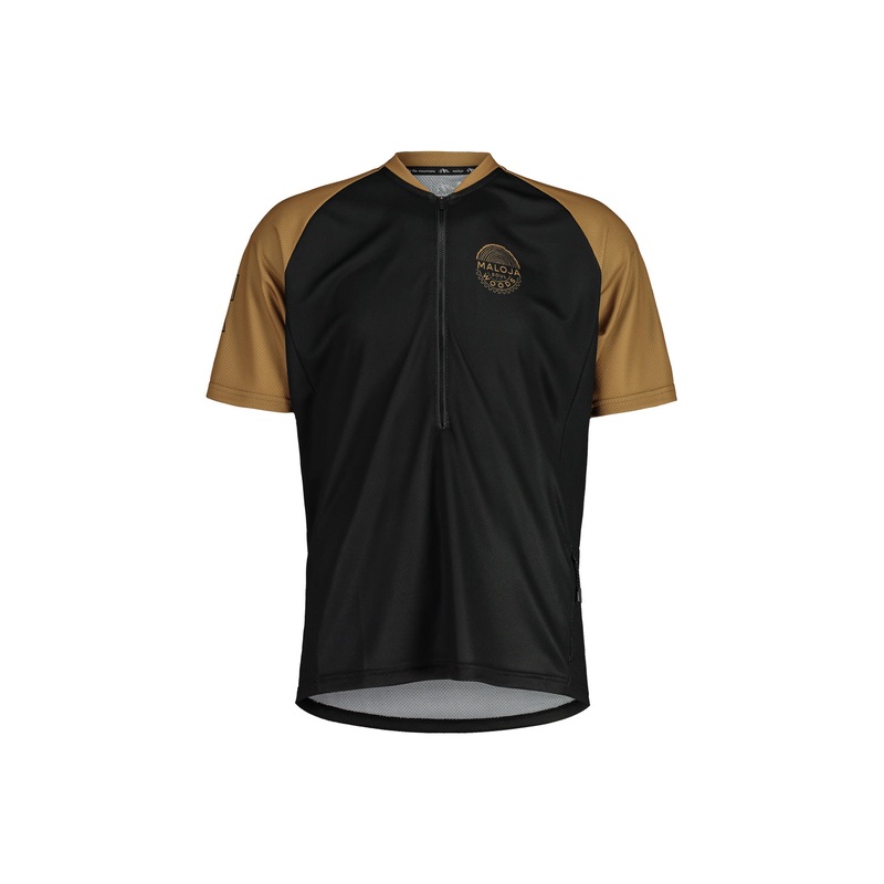 Maloja Men’s STACHELBEEREM Short Sleeve Jersey MOONLESS LARGE