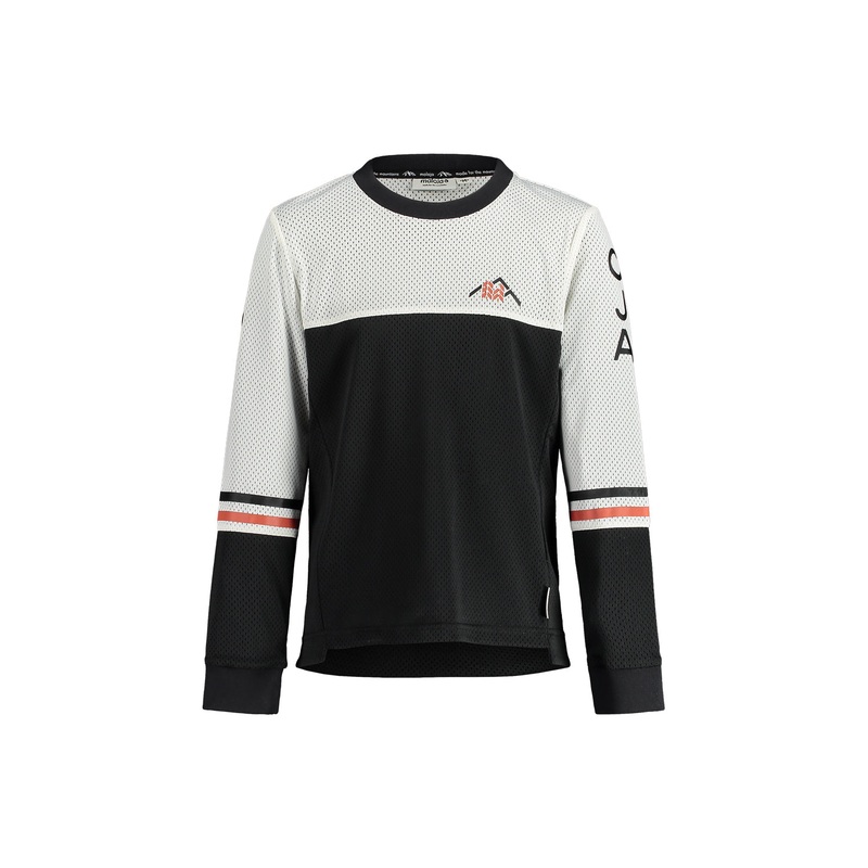 Maloja Youth HECKROSENU Long Sleeve Jersey MOONLESS MULTI LARGE