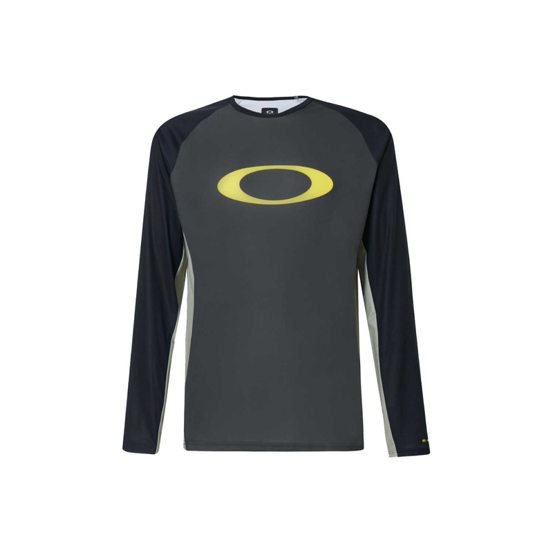 Oakley Long Sleeve Tech T-Shirt BLUE/WHITE SMALL
