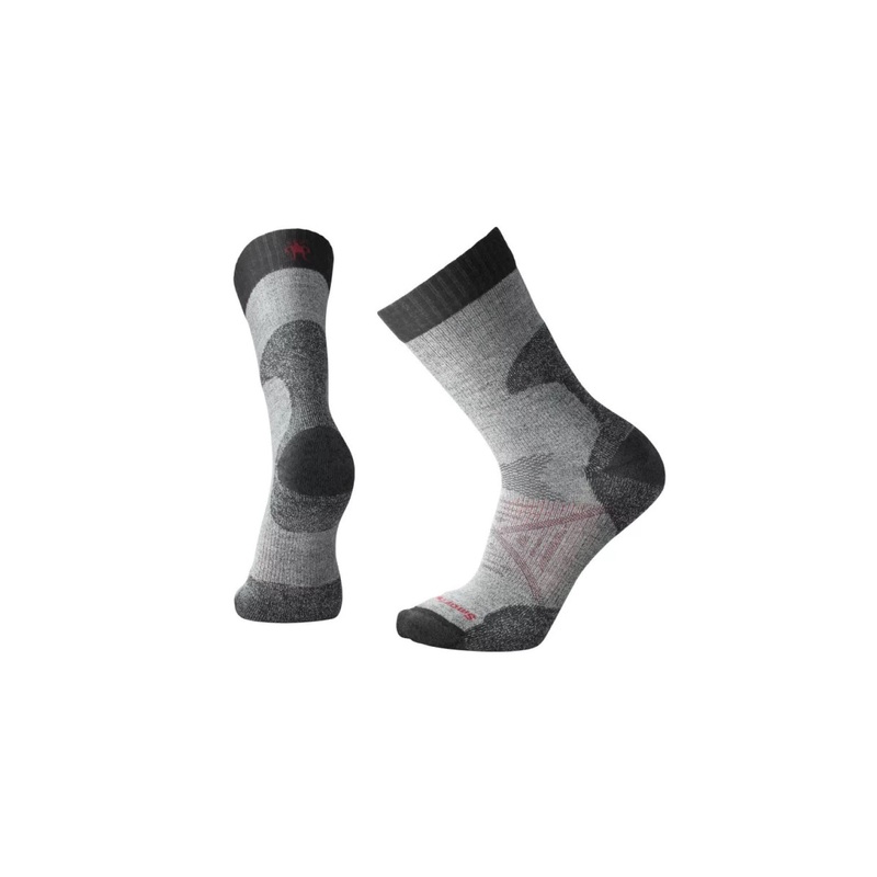 Smartwool Men’s PhD Pro Outdoor Light Crew Socks MEDIUM GREY LARGE
