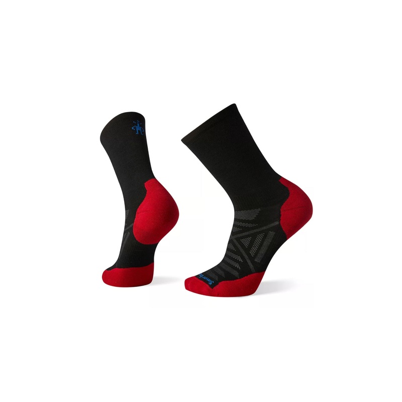 Smartwool Men’s PhD Run Light Elite Crew Socks BLACK MEDIUM
