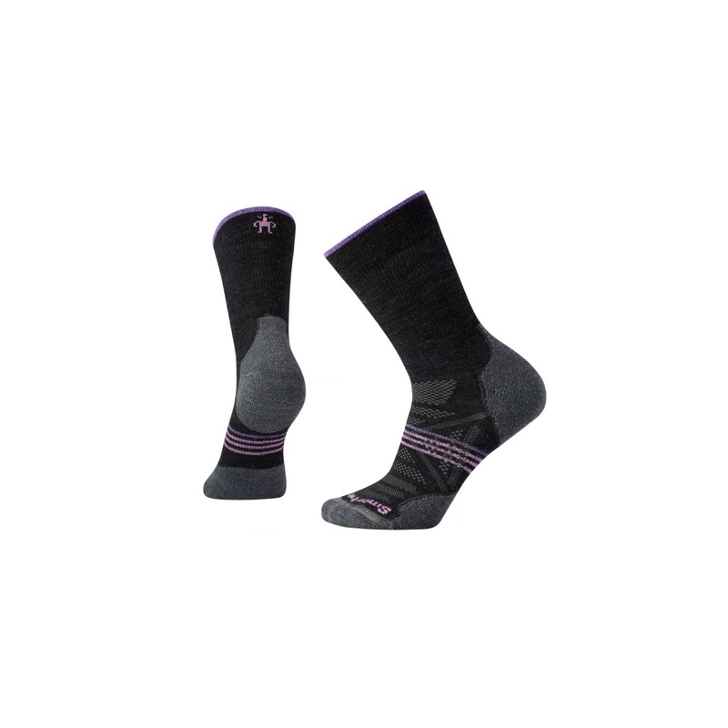 Smartwool Women’s PhD Outdoor Light Hiking Crew Socks CHARCOAL SMALL